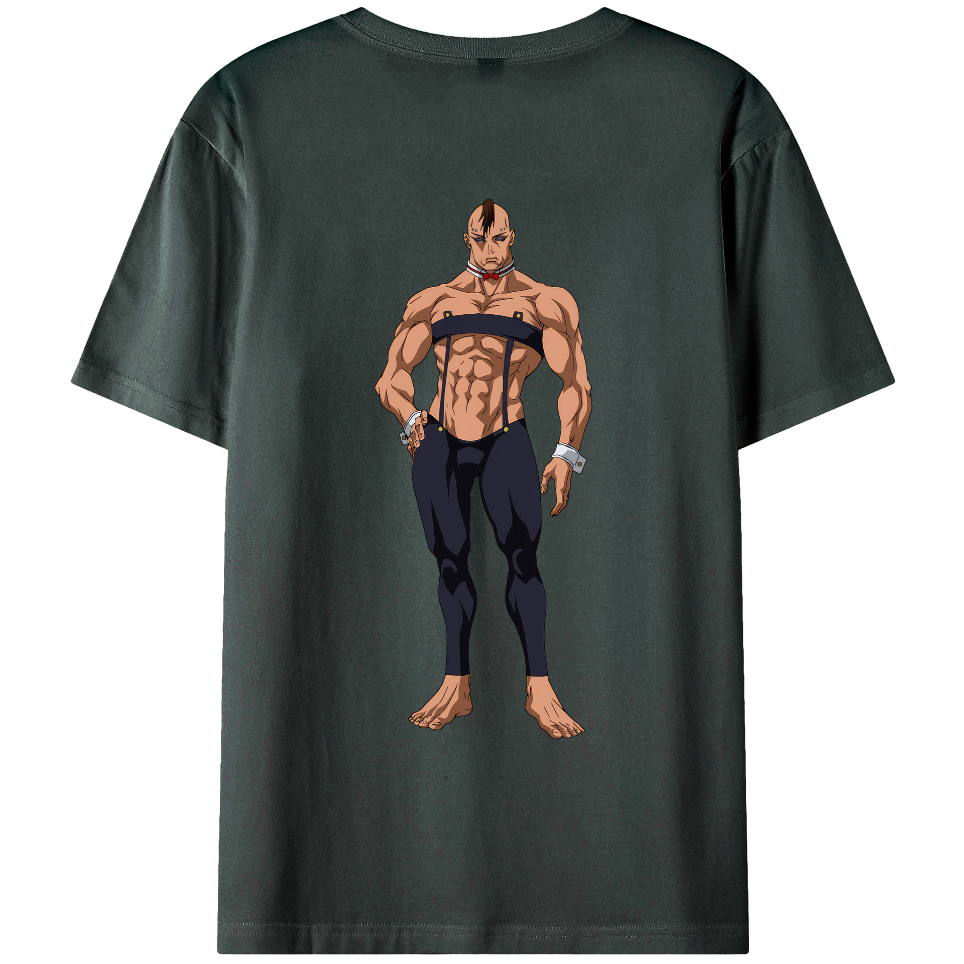 （画像用） 呪術廻戦 Jujutsu Kaisen 綿100％ メンズ半袖Tシャツ（バックプリント） 通気性